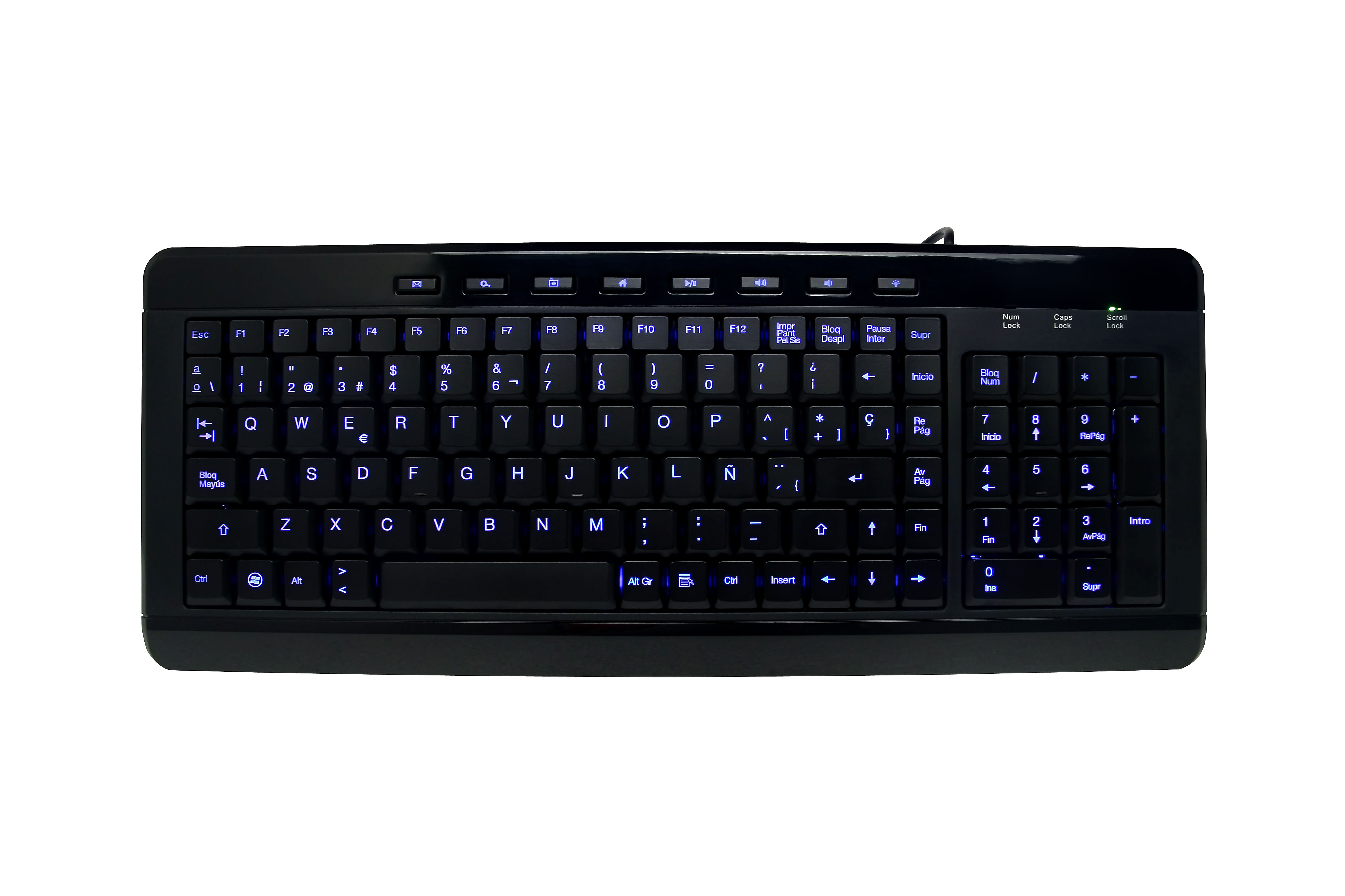 Multimedia LED Keyboard